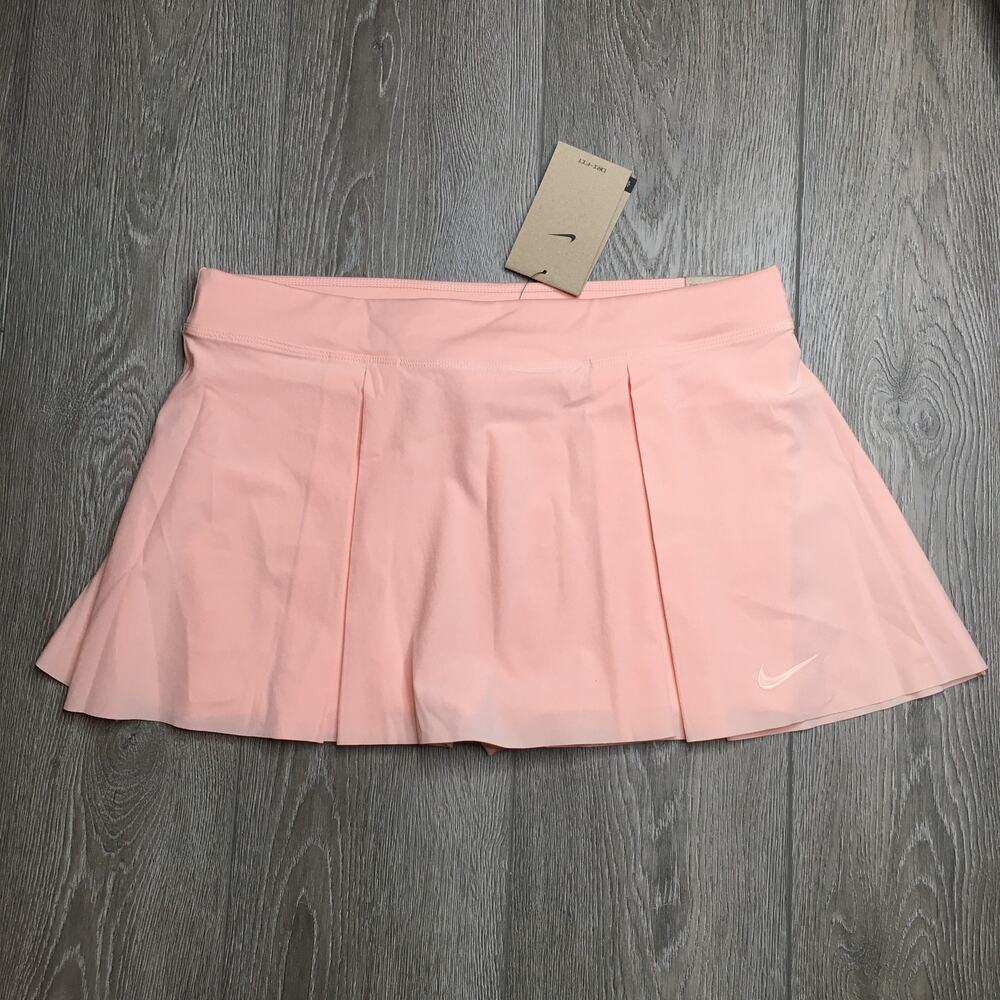 NWT Nike Girls Dri-Fit Club Golf Skirt Build In Shorts Pleated Pink XL
